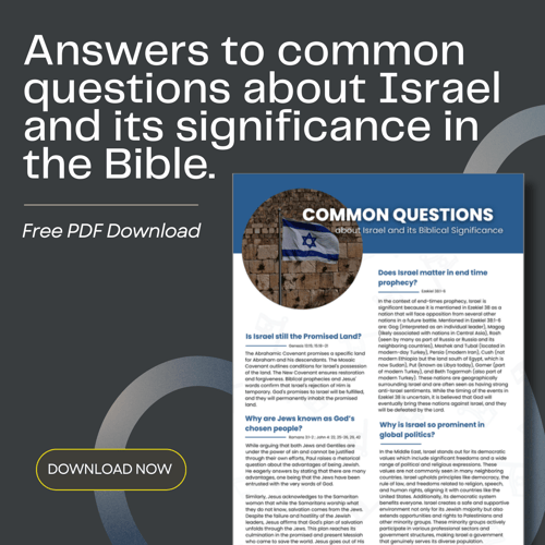 Israel and it’s Biblical Significance Fact Sheet